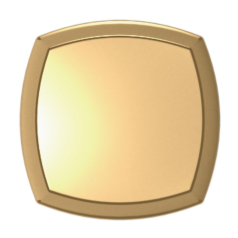 4452 Severin Fayerman A Knob, Polished Brass