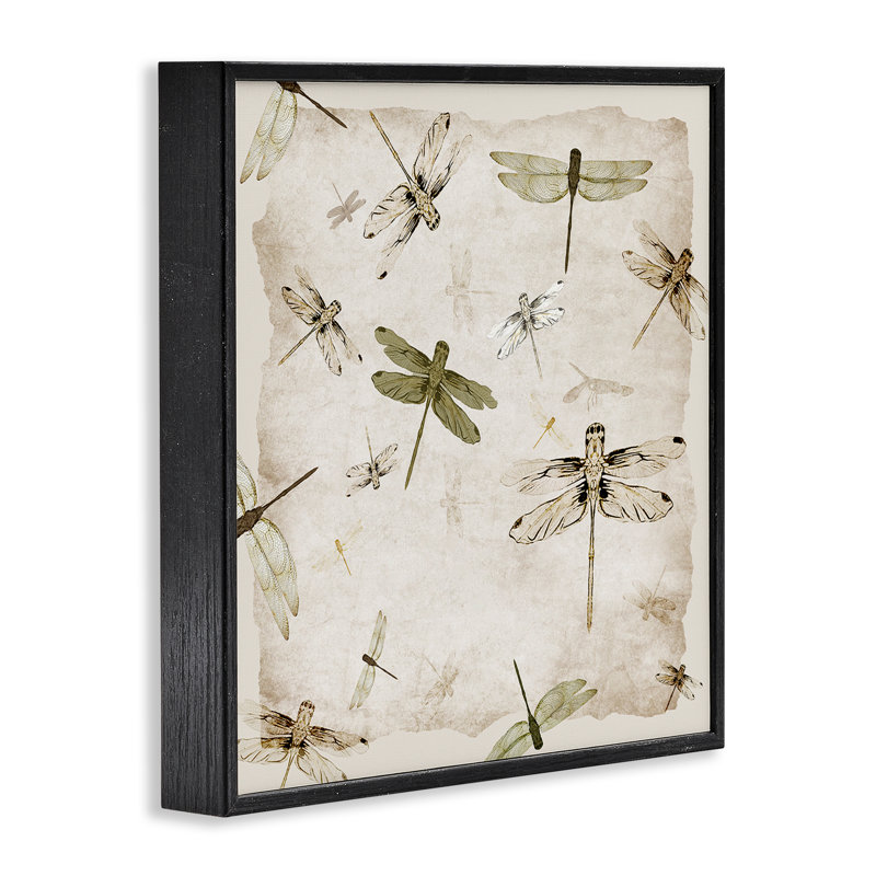 Giclée rétro encadrée, design par Jacob Q, Giclée encadrée noir minuit, H 12 po x l 12 po