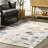 Daveign SpinClean Abstract Lines Machine Washable Area Rug-1420134947