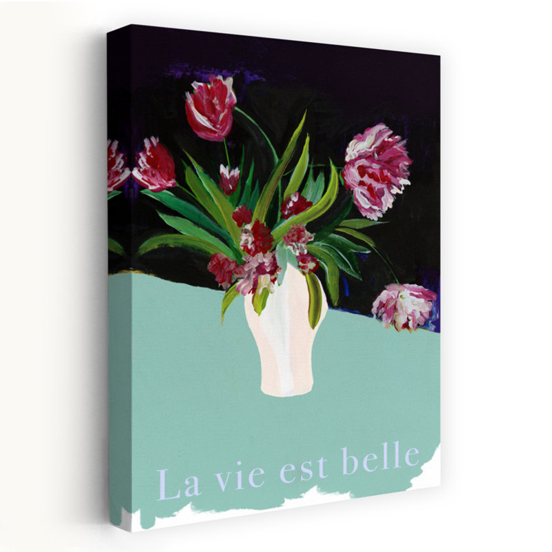 Art mural Les Fleurs 7, H 24 po x l 16 po