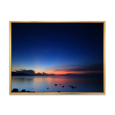«Panoramic Cloud and Sky At Sunset II», reproduction sur toile