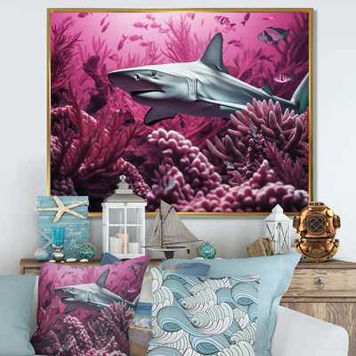 " Hammerhead Purple Sharks "