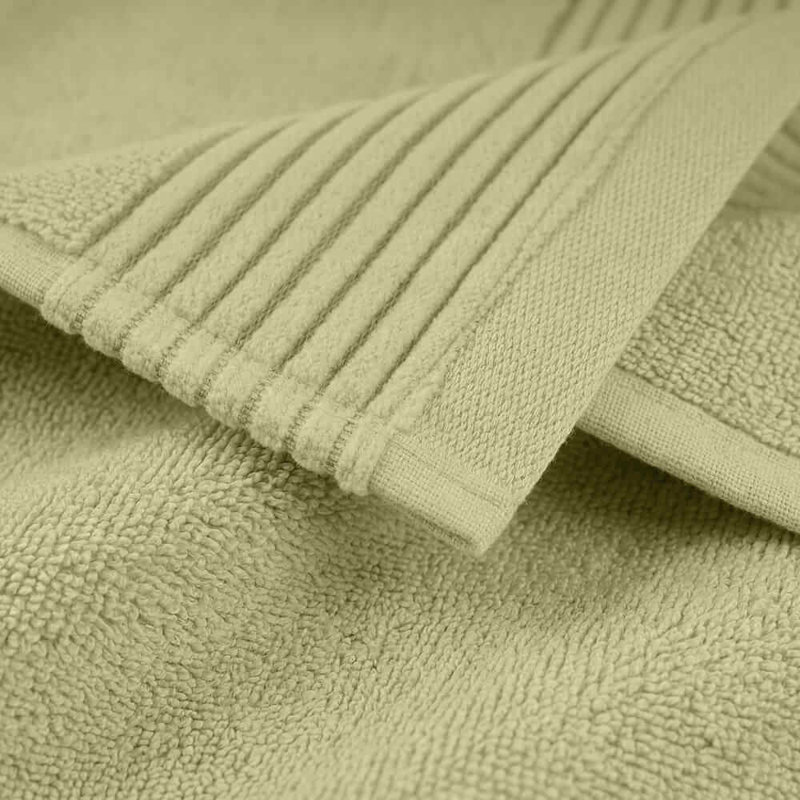 Towels 100% Cotton Plush Mulit-Size Set, Green