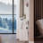 Full Body Mirror Cabinet With LED Vanity Table And Cushioned Stool, Touch Control 3-Color Adjustable Brightness, 2 AC + 2 USB Power Station-597518575