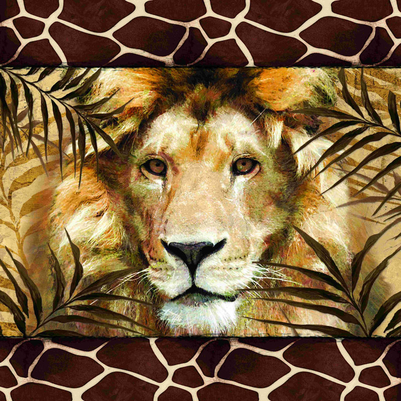 Ensemble de lion lion safari, H 30 po x l 30 po