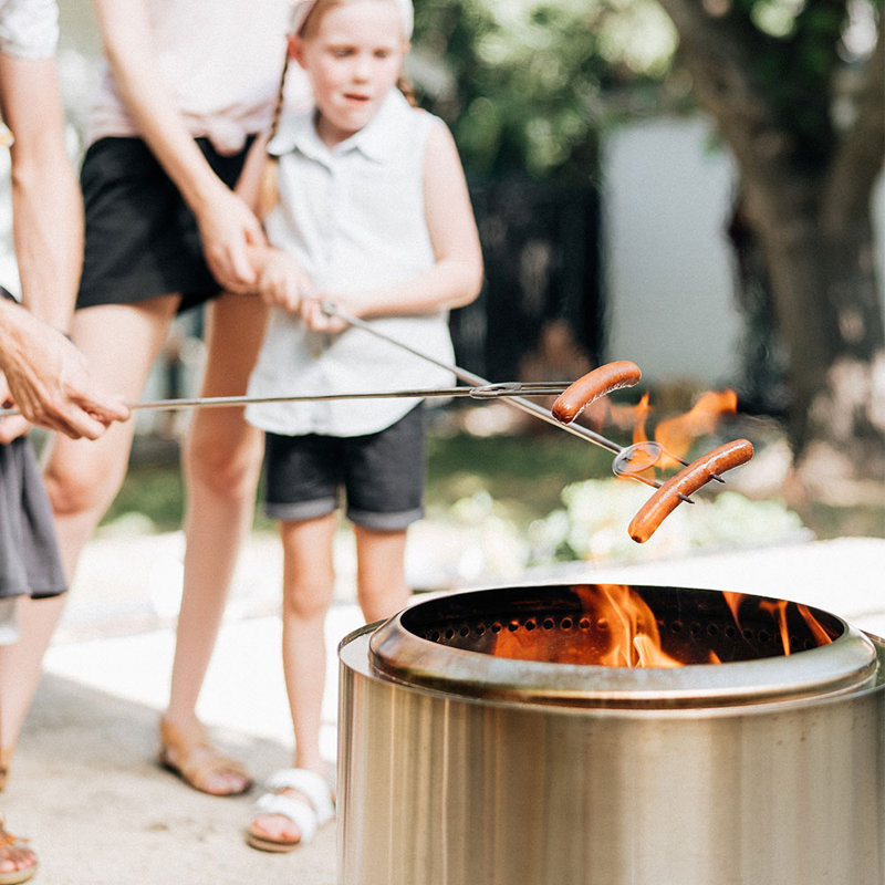 36'' x 2'' Stainless Steel Fire Pit Tool