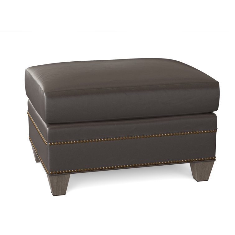 Raylen Leather Ottoman
