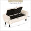 Banc de rangement capitonné-292437424
