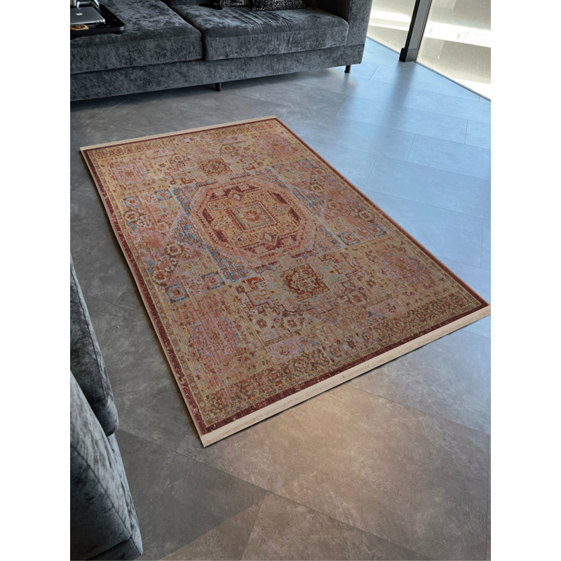 Tapis rectangulaire Villo, Tapis de couloir 2 pi 8 po x 7 pi 11 po