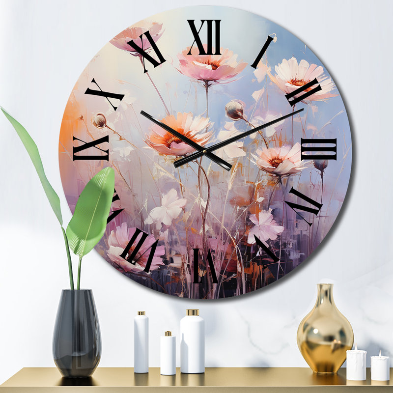 Dakeisha - Horloge murale florale, Petit