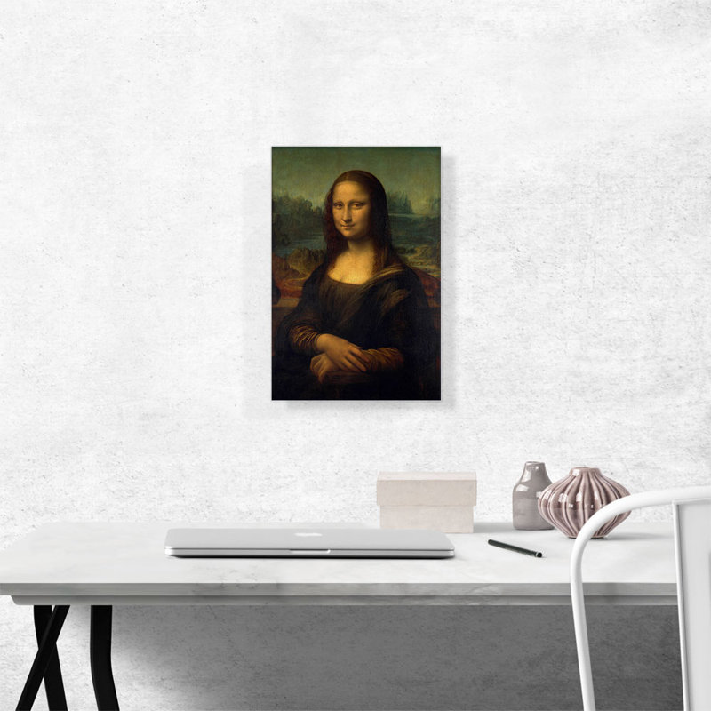 «Mona Lisa 1503» par Leonardo Da Vinci, reproduction d'art sur toile tendue, H 18 po x l 12 po x 1,5 po