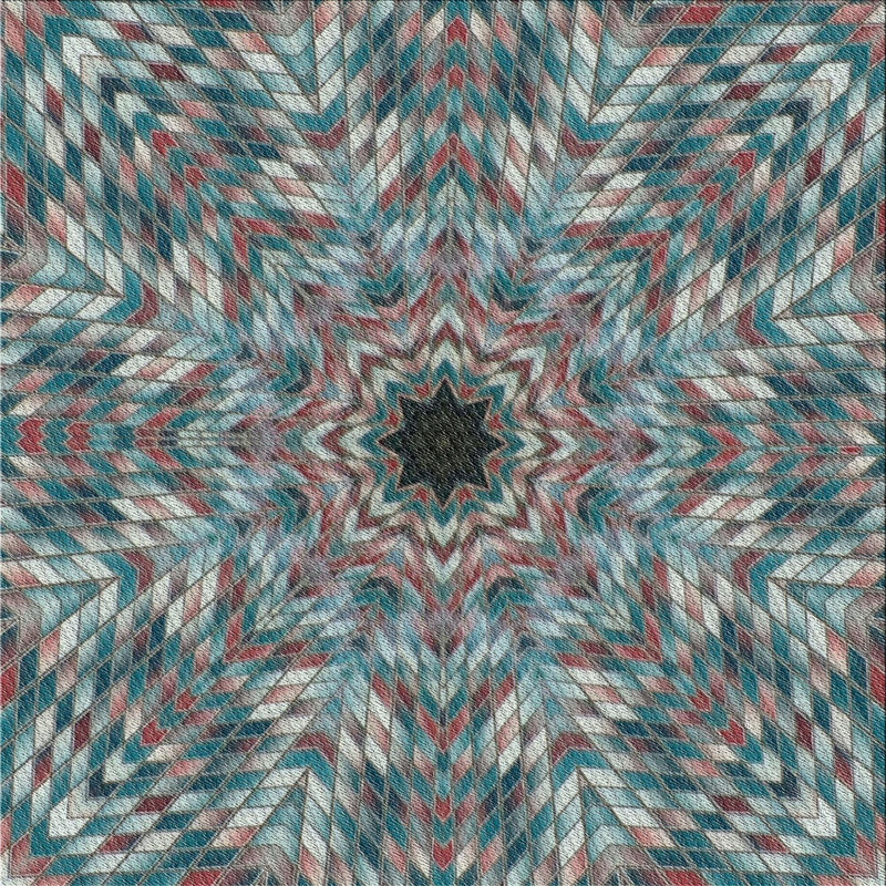 Oriental Indoor Rug, Square 7'
