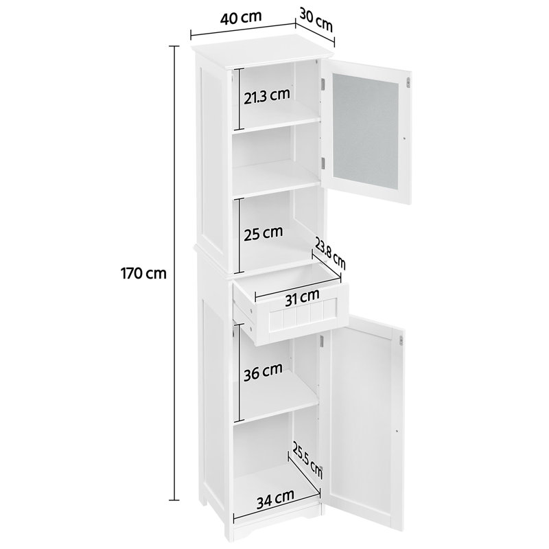 Alayne Freestanding Bathroom Cabinet