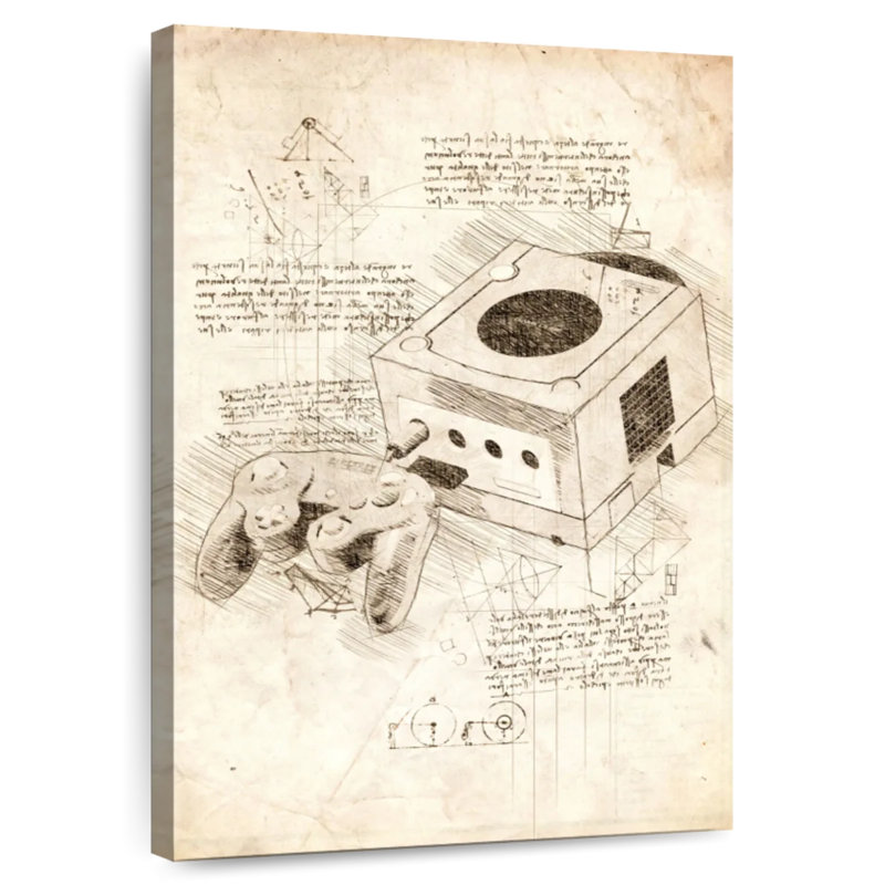Keiraleigh Nintendo Game Cube, 24" H x 16" W