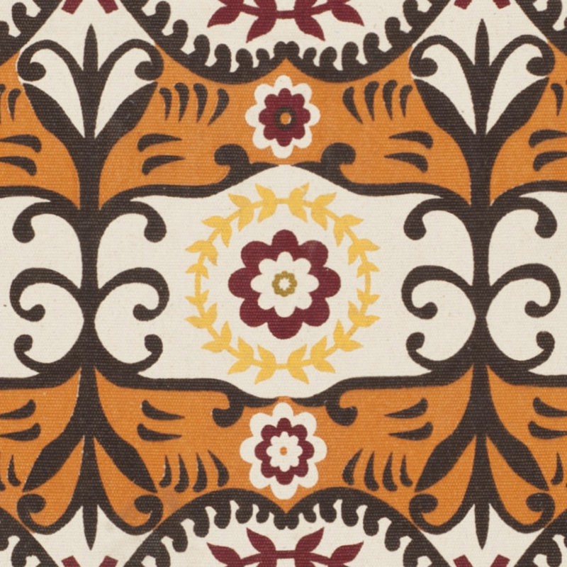 Tapis bourgogne en coton Allison Ikat, Rectangle 2 pi 3 po x 3 pi 9 po