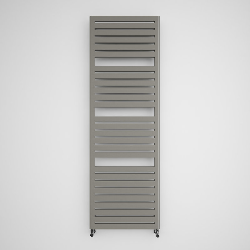 Salisbury Heated Towel Rail, Grey, 163.5cm H x 54cm W x 7.2cm D