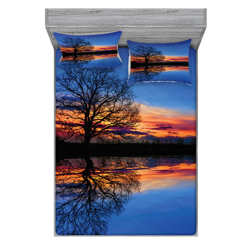 Microfiber Sheet Set, Full Sheet Set with Fitted Sheet