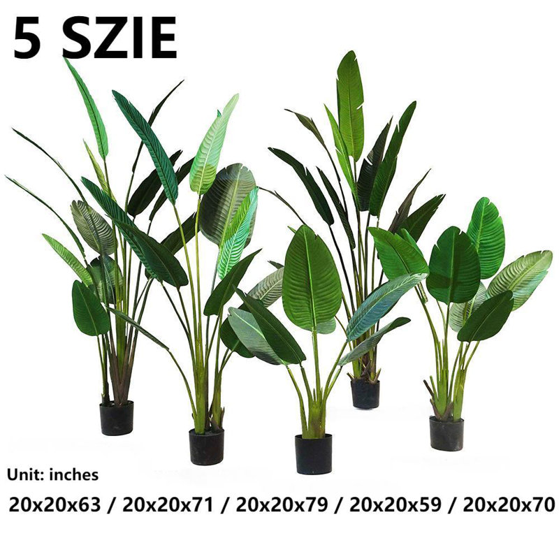Arbre en pot, H 70,08 po x l 19,69 po x P 19,69 po