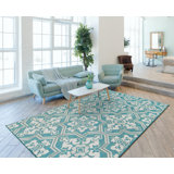 Swisher Geometric Indoor / Outdoor Rug
