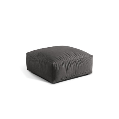 Carlens 106 cm W Velvet Ottoman
