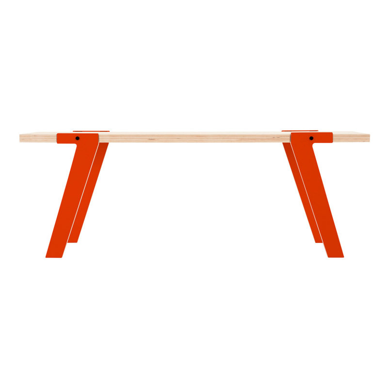 Giedi Upholstered Bench, Foxy Orange