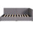 2 Storage Drawers Upholstered Bed, Twin Size, Linen, No Box Spring, Gray Spring Required Daybed, Storage,-1759780251