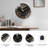 Raven Wall Clock Art - 24‘’ Modern Glass Wall Clock