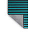 Tapis gris à rayures horizontales lavable à la machine-1063268747