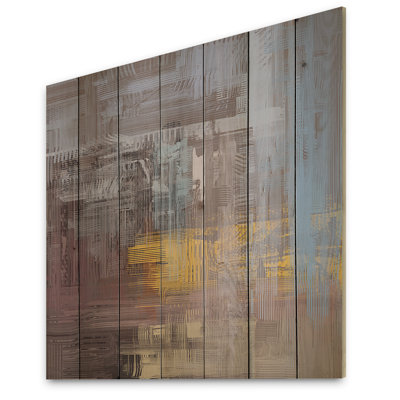 " Brown And Gray Frozen Grunge Art "