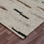 Tapis abstrait fait à la main noir / brun / beige Cramerton-459311651