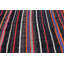 Grand tapis kilim noir d'origine turque fait à la main, idéal pour un salon ou une pièce spacieuse