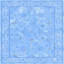 Tapis oriental bleu en polyester fabriqué à la machine Dwyer-1735541034
