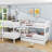 Twin Over Twin L-Shaped Bunk Bed With Twin Trundle-218298605