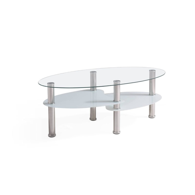 Glass Top Coffee Table, Clear