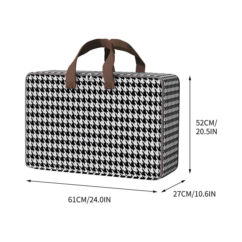 Clothing Storage Box Large Capacity Household Wardrobe  Foldable Cotton Quilt Bag Fabric Art Portable Moving And Packing Bag