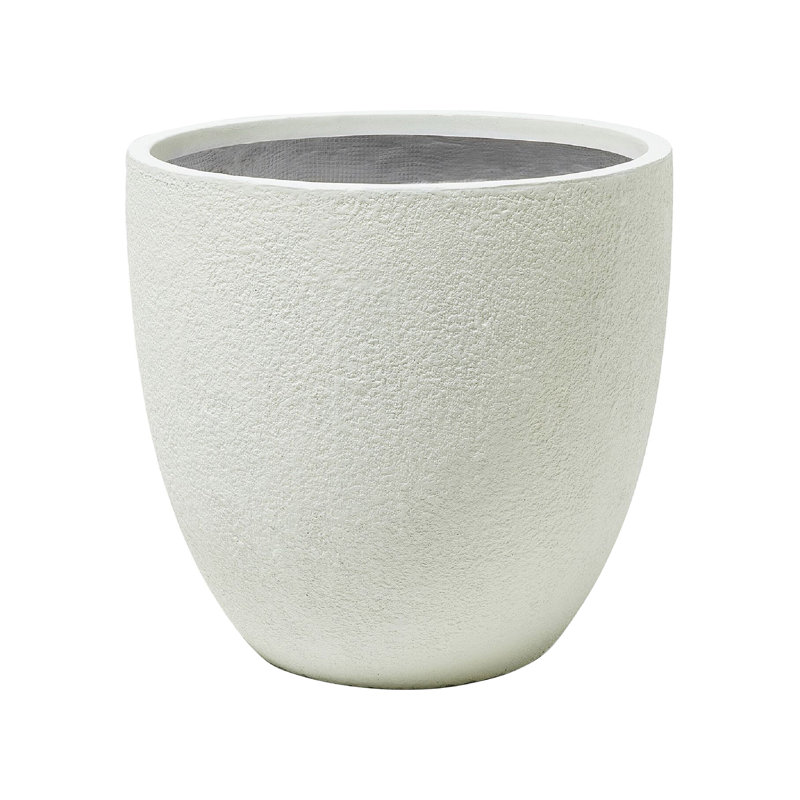 Lucendia Pot Planter, Off-White, 53cm H x 55cm W x 55cm D