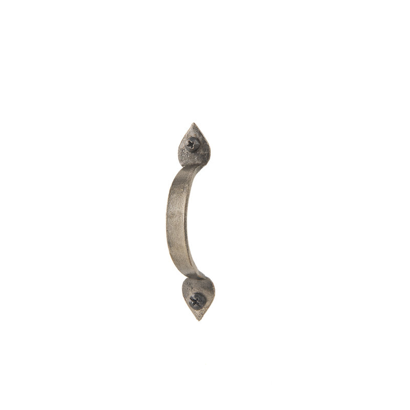 Hand Forged Iron Cabinet Handle, Natural Iron