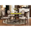 Ensemble de 2 chaises de style transitionnel rustique et d'appoint de salle à manger avec siège rembourré en tissu et cuisine élégante-962584689-962584691