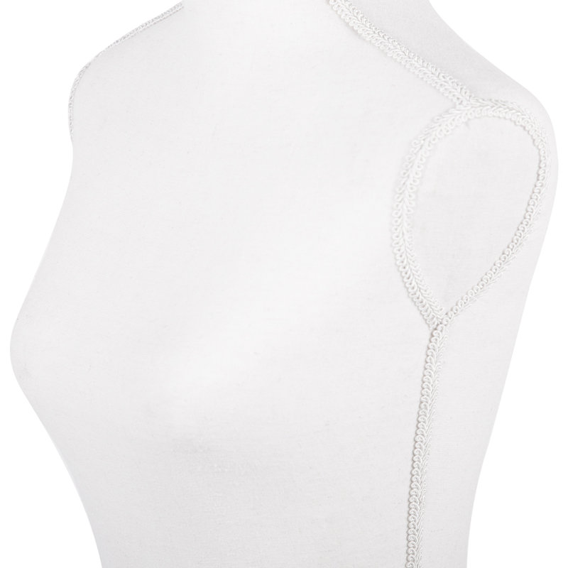 Mannequin Torso Manikin Dress Form 49-67 pouces à hauteur ajustable pour femme, Blanc