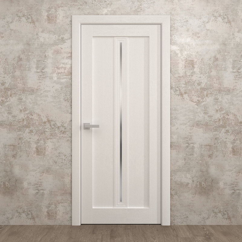Porte intérieure intérieure | Ego 5014 | Poignée simple à panneau régulier | Portes de salle de bain modernes, 18 po x 80 po