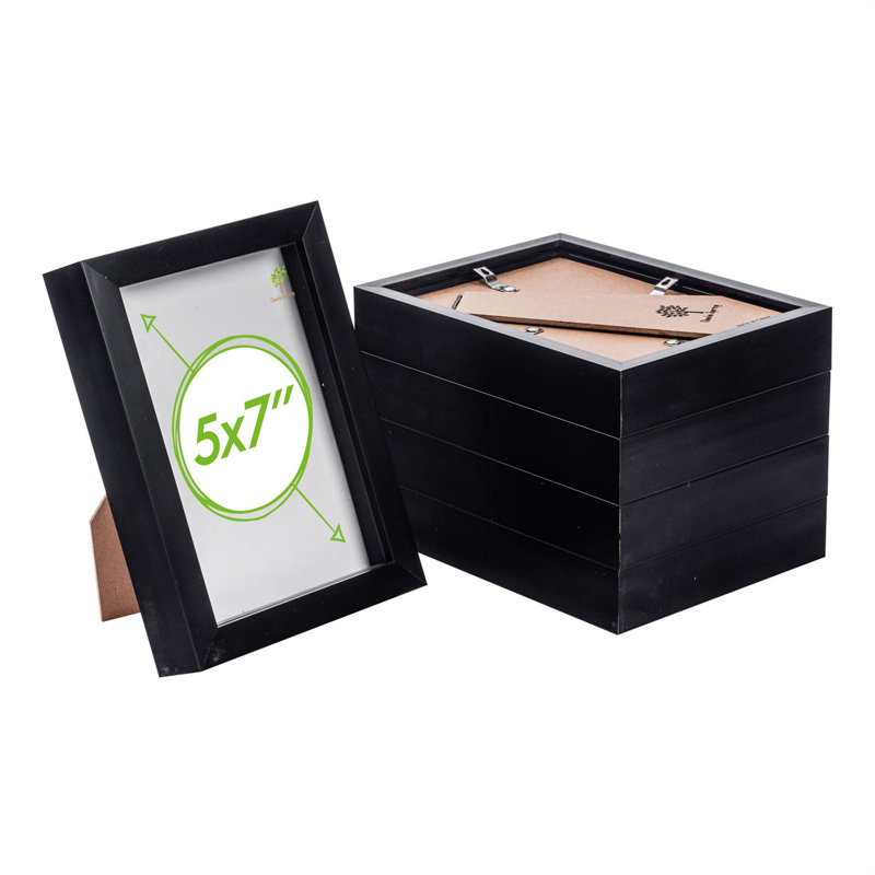 Nicola Spring - 3D Box Photo Frames, 20cm H x 15cm W x 3.5cm D, Black
