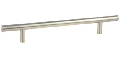 Teardrop Pendant Drop Pull - White & Chrome Plated