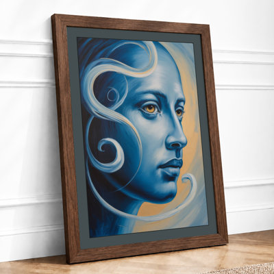 Flowing Profile Art Deco 1 Piece Single Picture Frame Wall Art