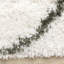 Tapis vert crème à feuilles esquissées Botelho-1030796388