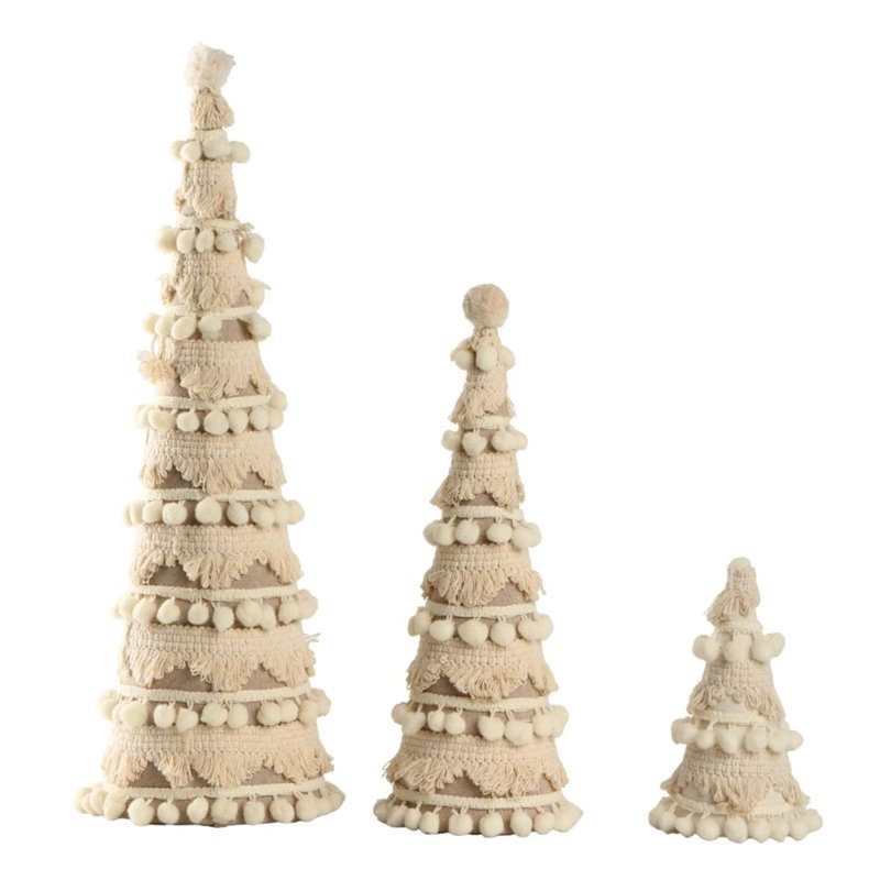 SET OF Pom Pom Lace Tree