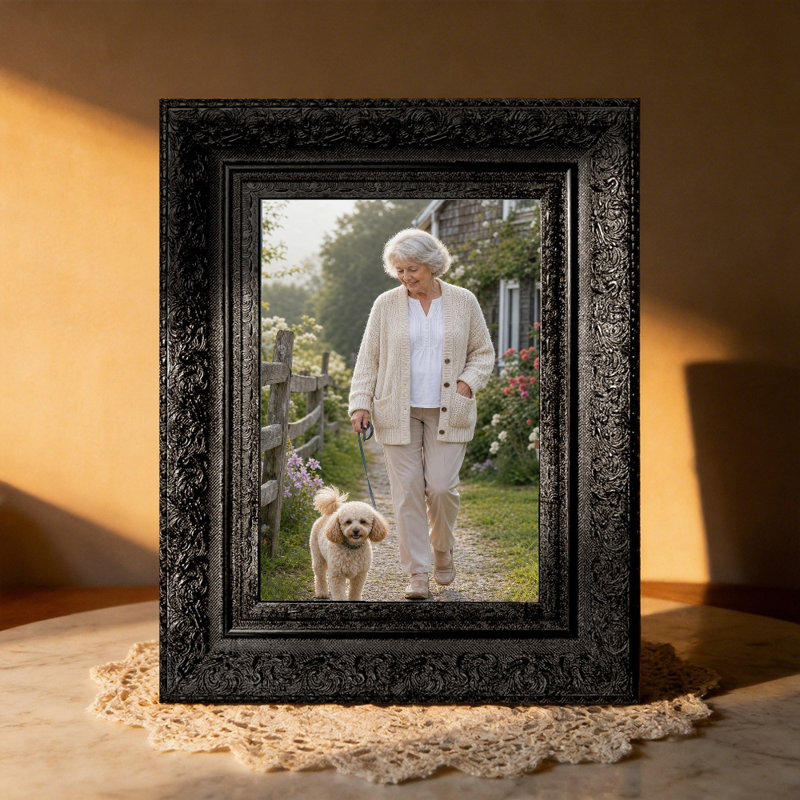 Cadre 3 photos noir 11 po x 14 po avec fixation murale ou table, Noir, 3, 11" W x 14" H