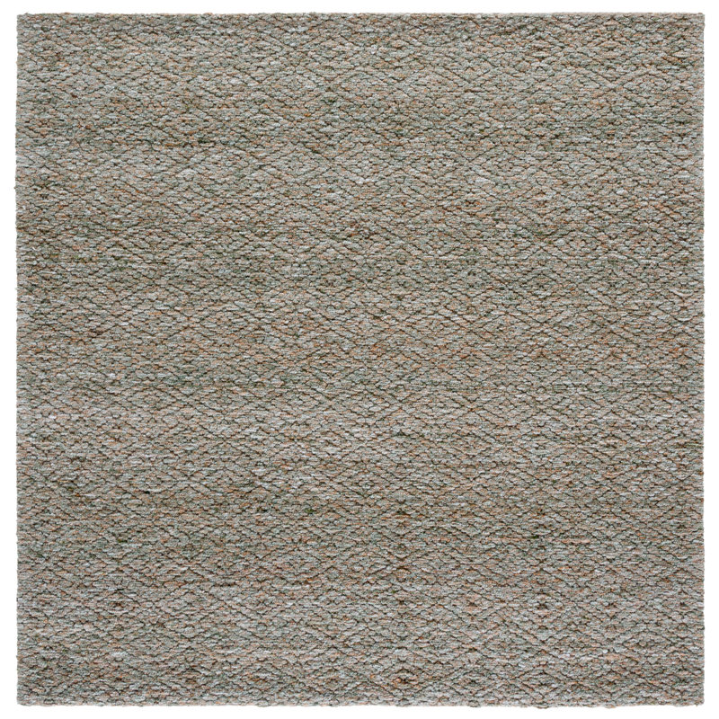 Harvest Hand Woven Performance Solid Color Indoor Rug, Square 6'