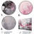 Evolving Shapes in Pink Marble V - Modern Geometric Metal Wall Decor-433299804