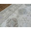 Tapis décoratif en laine de conception unique Oushak noué à la main Ivoire 8 pi 11 po x 11 pi 9 po Oushak