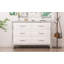 Commode élégante avec poignée en métal-460392682